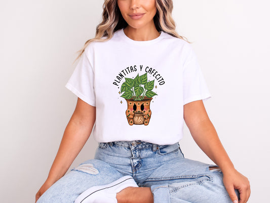 Plantitas y Cafecito T-Shirt